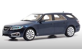 Saab 9-5 II Sportcombi Aero 2012 blau met.      1:18 von DNA
