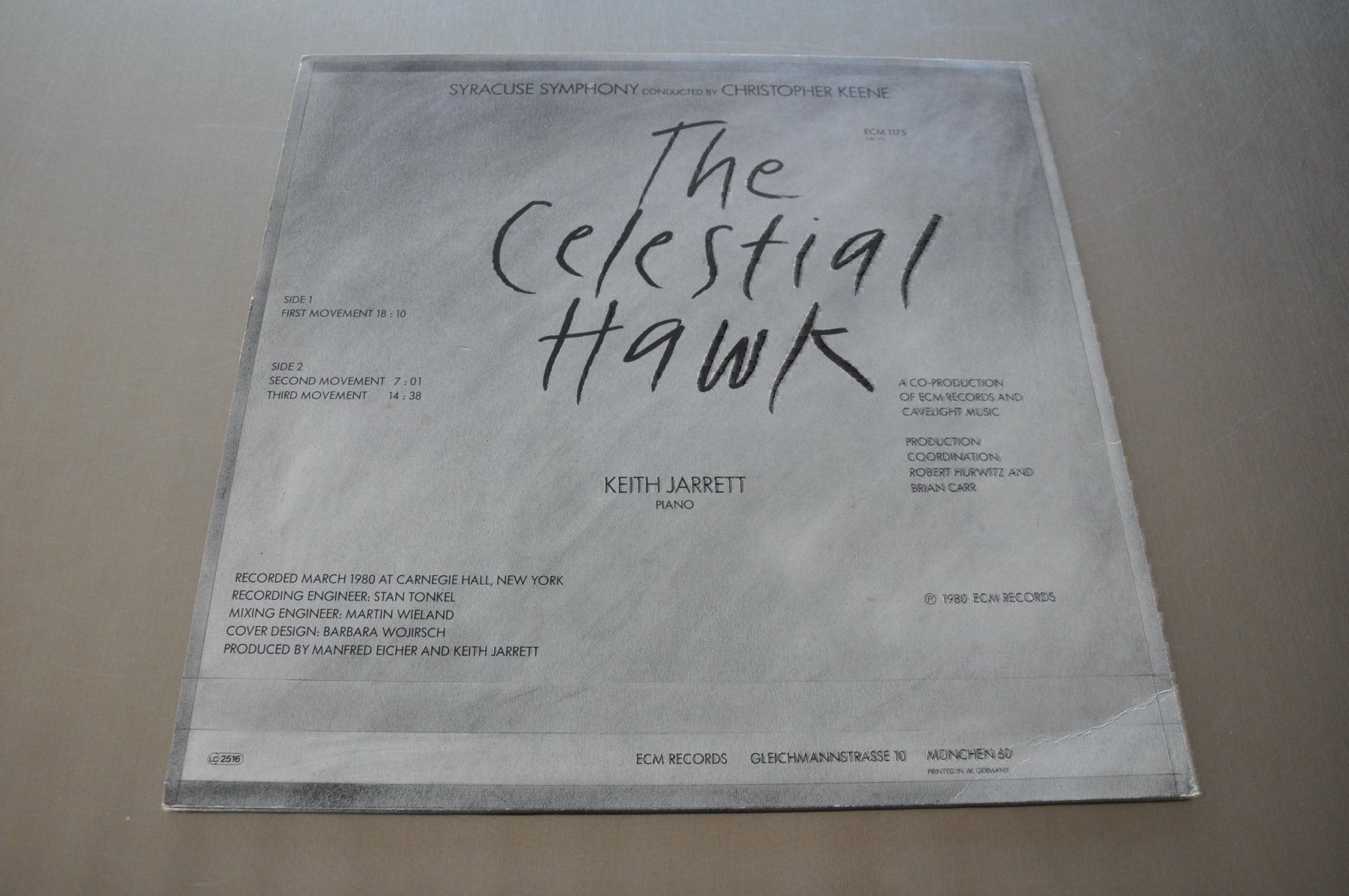 Schallplatten: ECM 1175 - KEITH JARRETT - THE CELESTIAL – Gebraucht aus Sion von jaipur1401 1