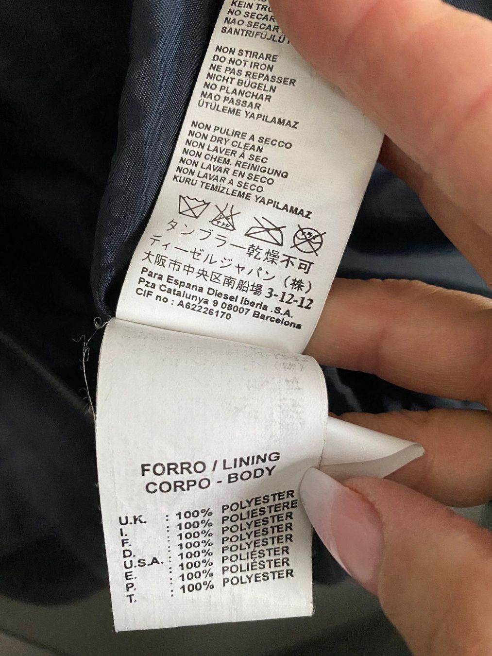 Diesel Giacche: DIESEL – Usato da Zürich venduto da NNK28 7