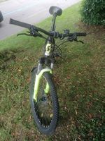 Mountainbike Schwarz Gelb