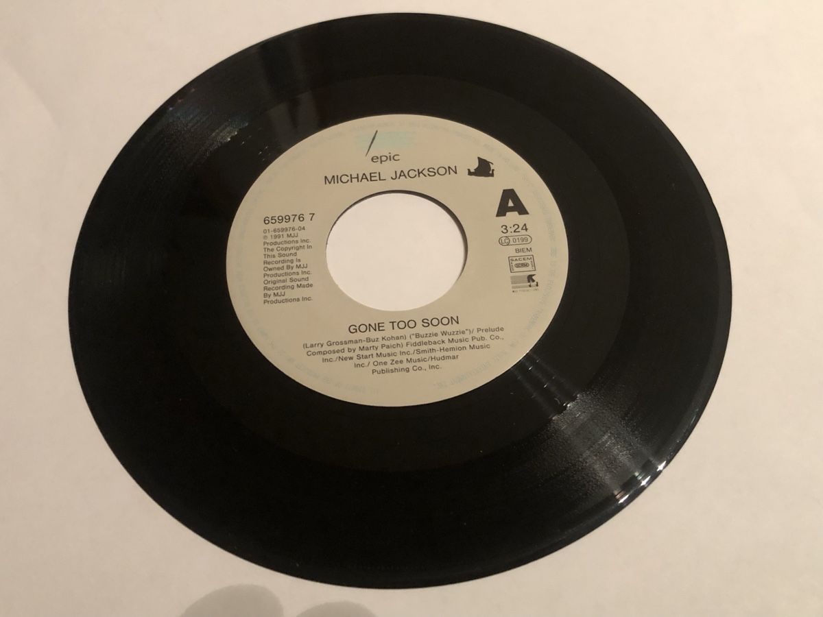 Dischi in vinile: Michael Jackson. 1993. Gone Too Soon – Usato da Faulensee venduto da Mizuno06 2