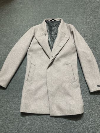 Herren Mantel Jack & Jones hellgrau Grösse M neuwertig