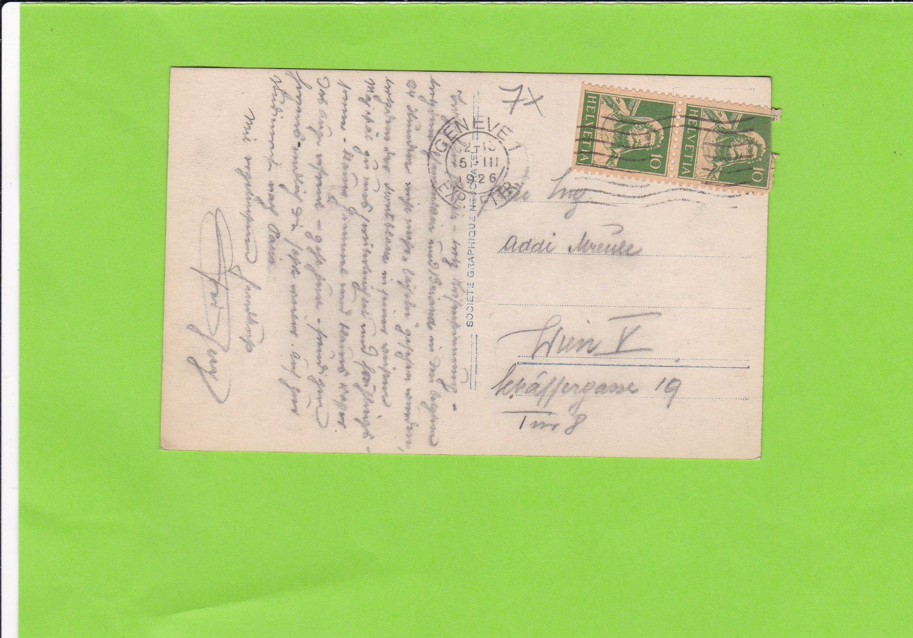 Cartoline postali: Genève-Rade – Usato da St. Peterzell venduto da neckertal 1