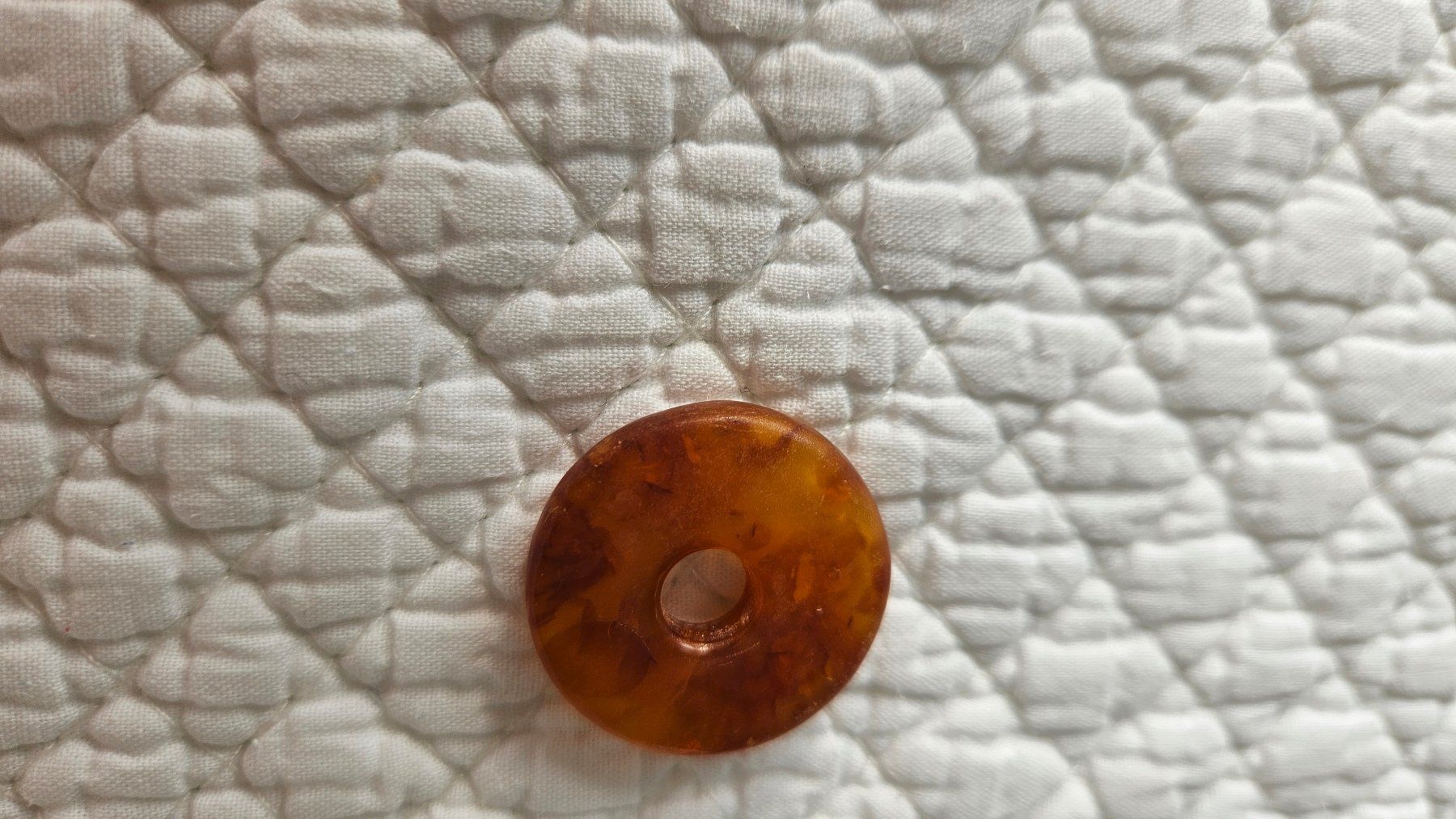 Minerali & Pietre curative: PI Scheibe Bernstein 2.5 cm Anhänger Bernsteinhänger – Nuovo (secondo la descrizione) da Gossau ZH venduto da Goes05 4