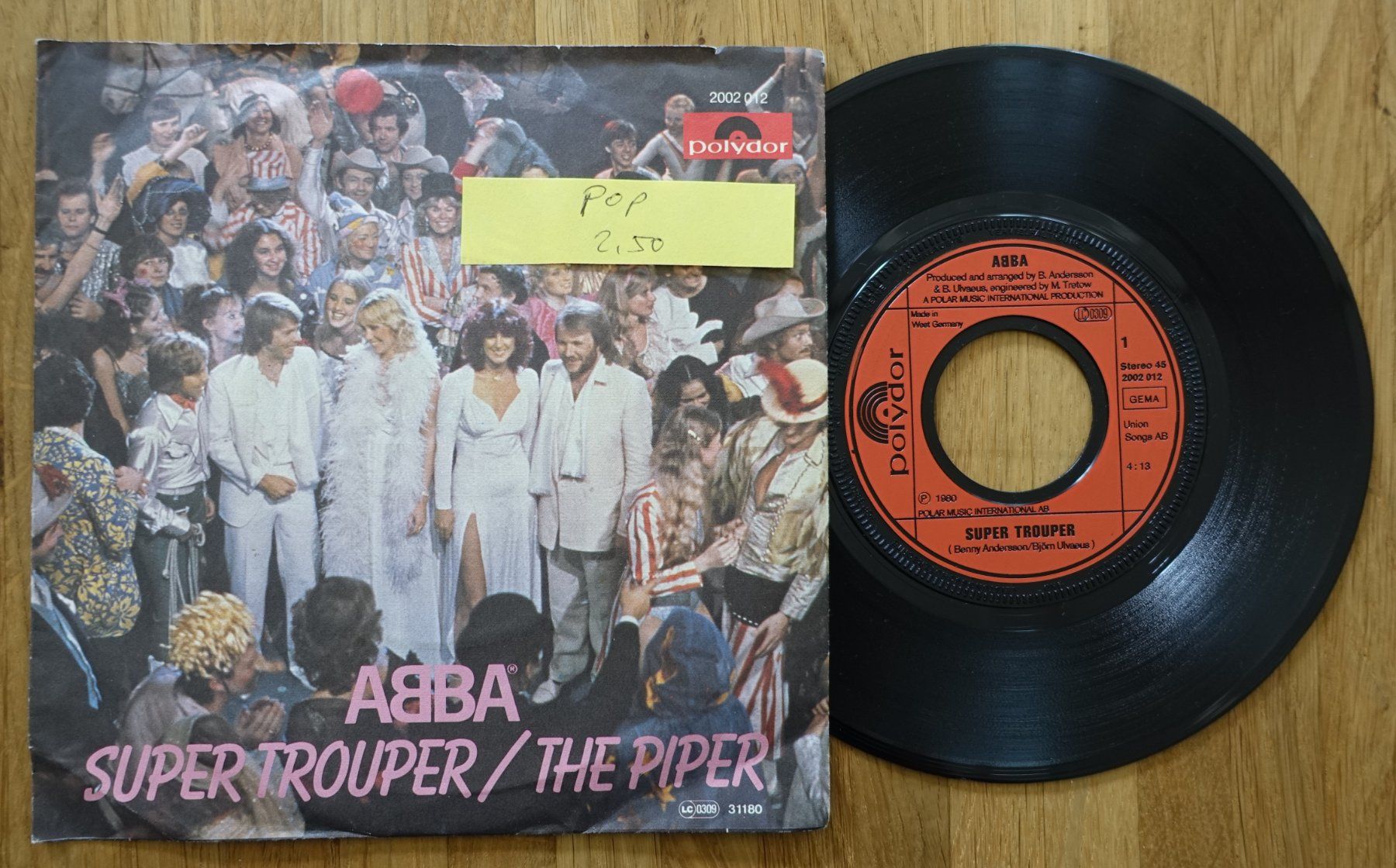 Dischi in vinile: ABBA – Super Trouper / The Piper – Usato da Sessa venduto da discoverymedia