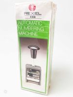 Rexel ENM Nummerier-Stempel 6-stellig Gothic 5.5mm OVP