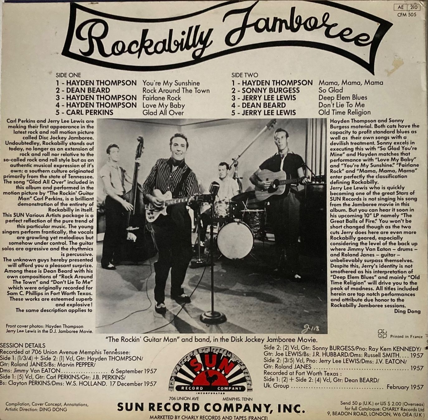Schallplatten: DIVERS ARTISTES - ROCKABILLY JAMBOREE – Gebraucht aus Poliez-Pittet von Newtown-Records 1