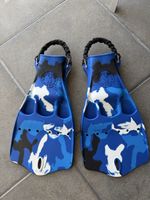SCUBAPRO Jet Fin Blue Camo Grösse M mit Spring Straps