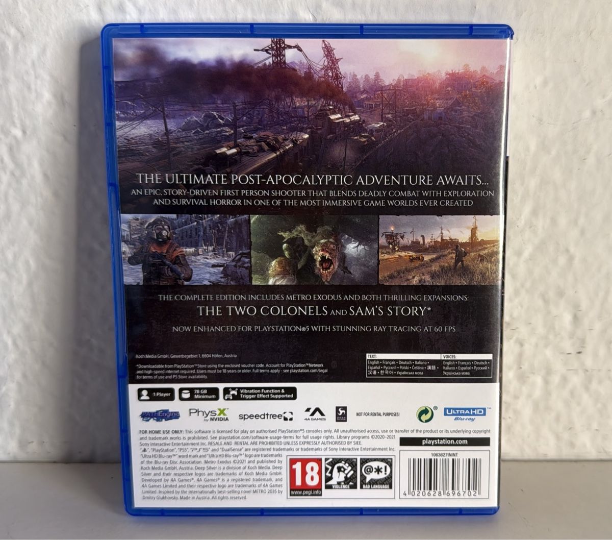 Sony Jeux: Metro Exodus Complete Edition - PS5 Game – D'occasion à Ehrendingen par bubulence 1