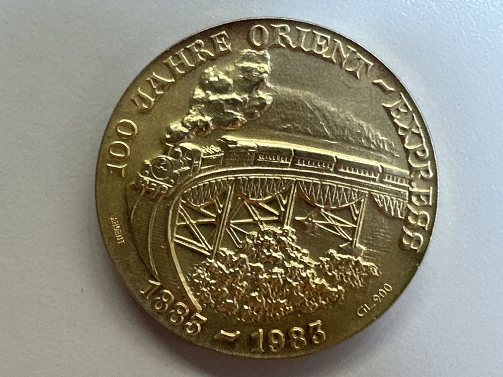 100 Jahre Orient Express 1883-1983 - Médaille commémorative