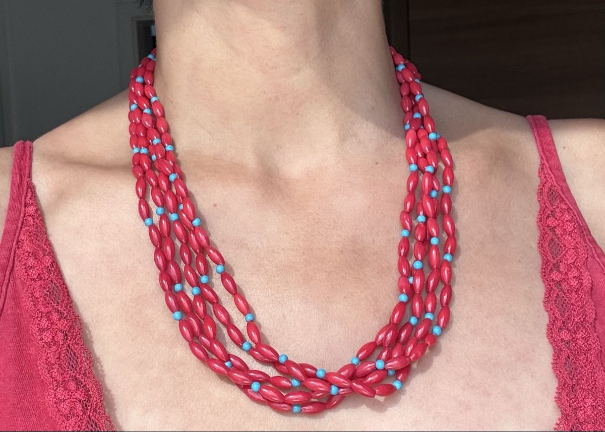 Catenine: Korallen Kette – Usato da Oberhof venduto da RealStone