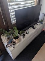 Meuble TV blanc  très bon état