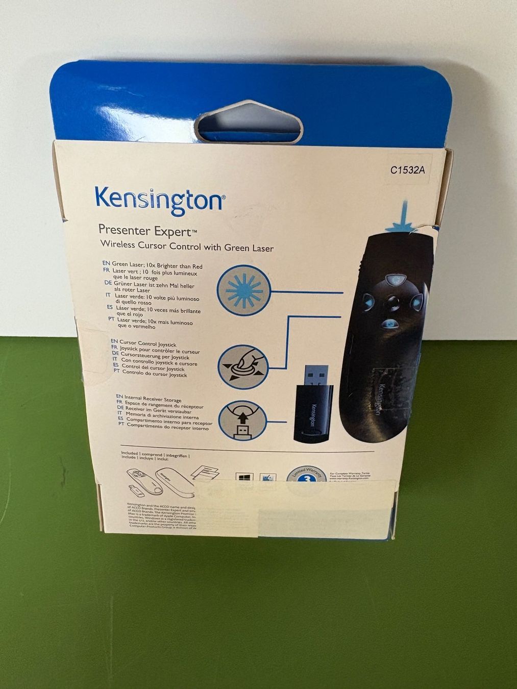 Fernbedienungen: Kensington Presenter Expert mit Laserpointer – Neu und originalverpackt aus Weite von FTW-AG 1