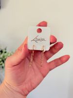 Boucles d'oreilles Lovisa avec chaînes, neuves!