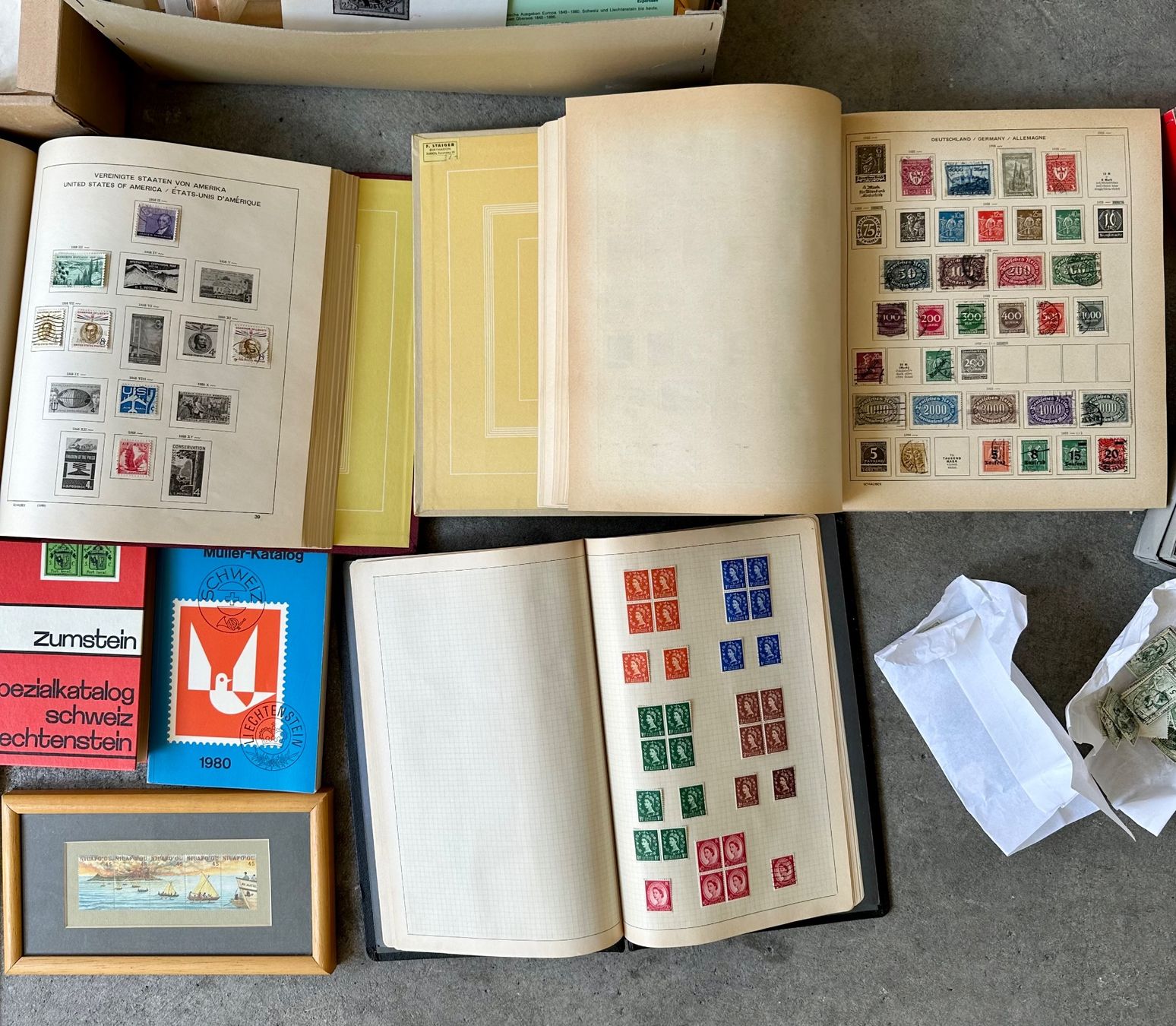 Tutti i francobolli: BRIEFMARKENSAMMLUNG AB 1.-!!! – Usato da Zürich venduto da NIKI777 2