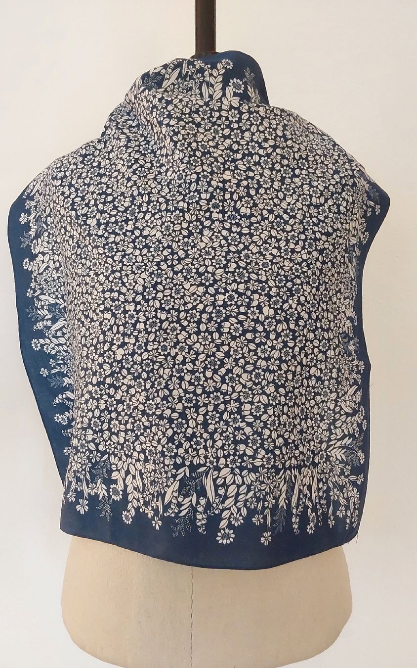 Foulards, Tücher & Schals: Baumwolltuch quadratisch blau – Neu (gemäss Beschreibung) aus Köniz von scopello12 1