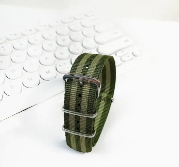 NATO Vert clair et vert foncé clair 22 mm 1