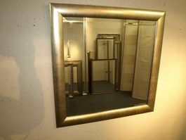 Spiegel SIENA Rahmen silber 72 x 72 cm