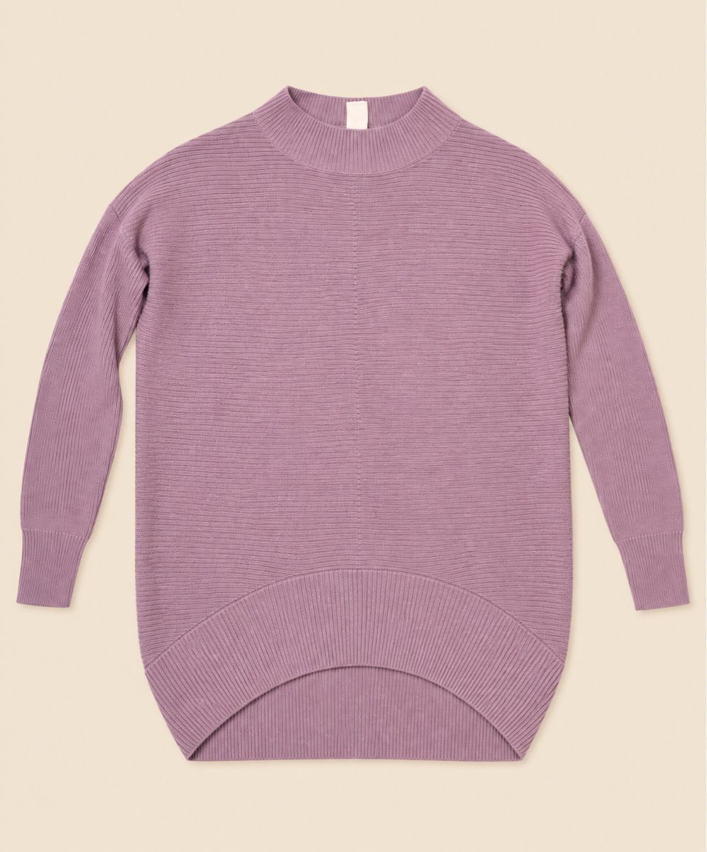 Maglioni & Felpe: PULL MAUVE À COL MONTANT – Nuovo (secondo la descrizione) da Lausanne venduto da KeNaChic 1