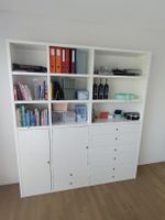 Micasa Regal mit Tueren und Schubladen weiss ca. 222x200cm