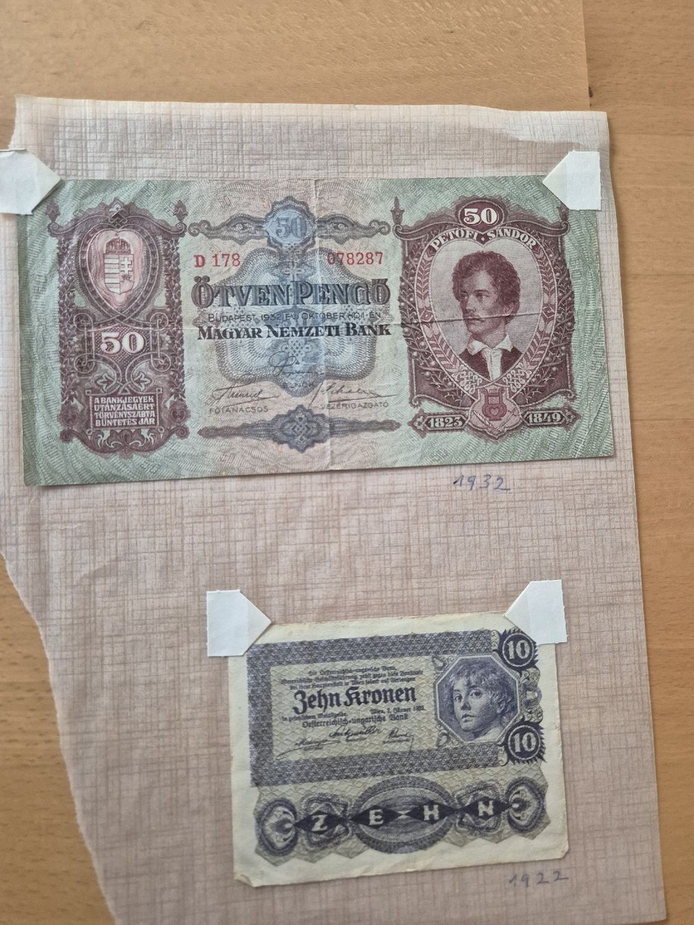 Billets de banque: 16 alte Noten, div. – D'occasion à Vilters par Fleiflomi 1