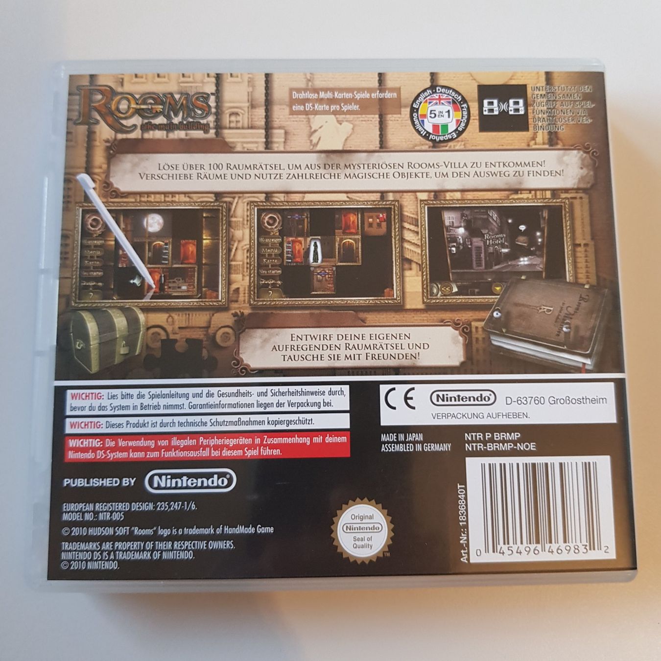Nintendo Spiele: Rooms Das Hauptgebäude /DS – Gebraucht aus Münchenstein von 2DGames 1