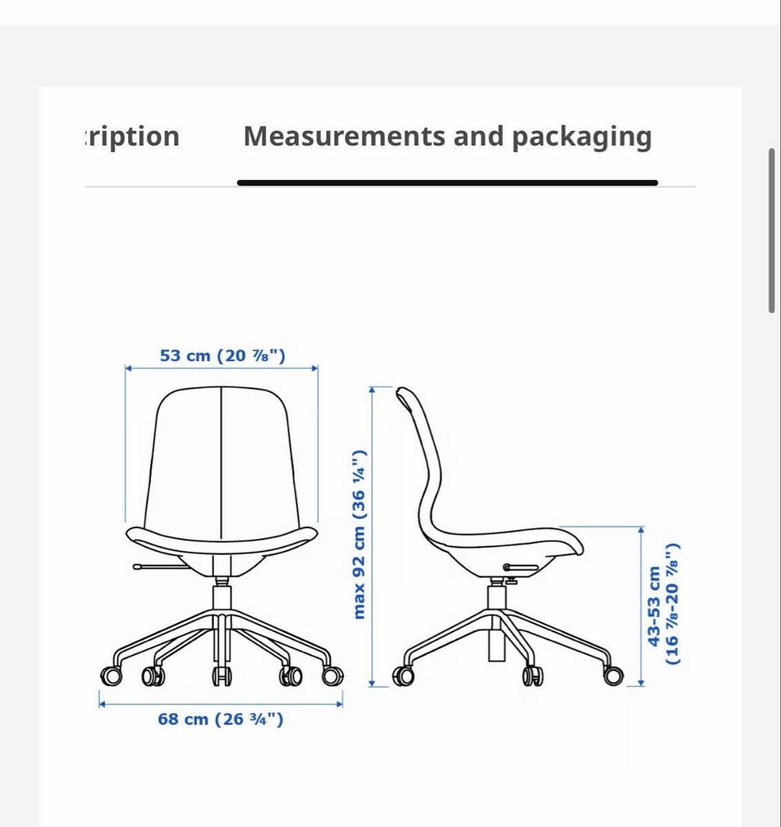 Ikea Stühle: Office chair IKEA – Gebraucht aus Oberengstringen von mar_jv9v 2