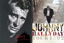 Johnny Hallyday - 2 programmes Tour 1987/88 & 1992 + Billet