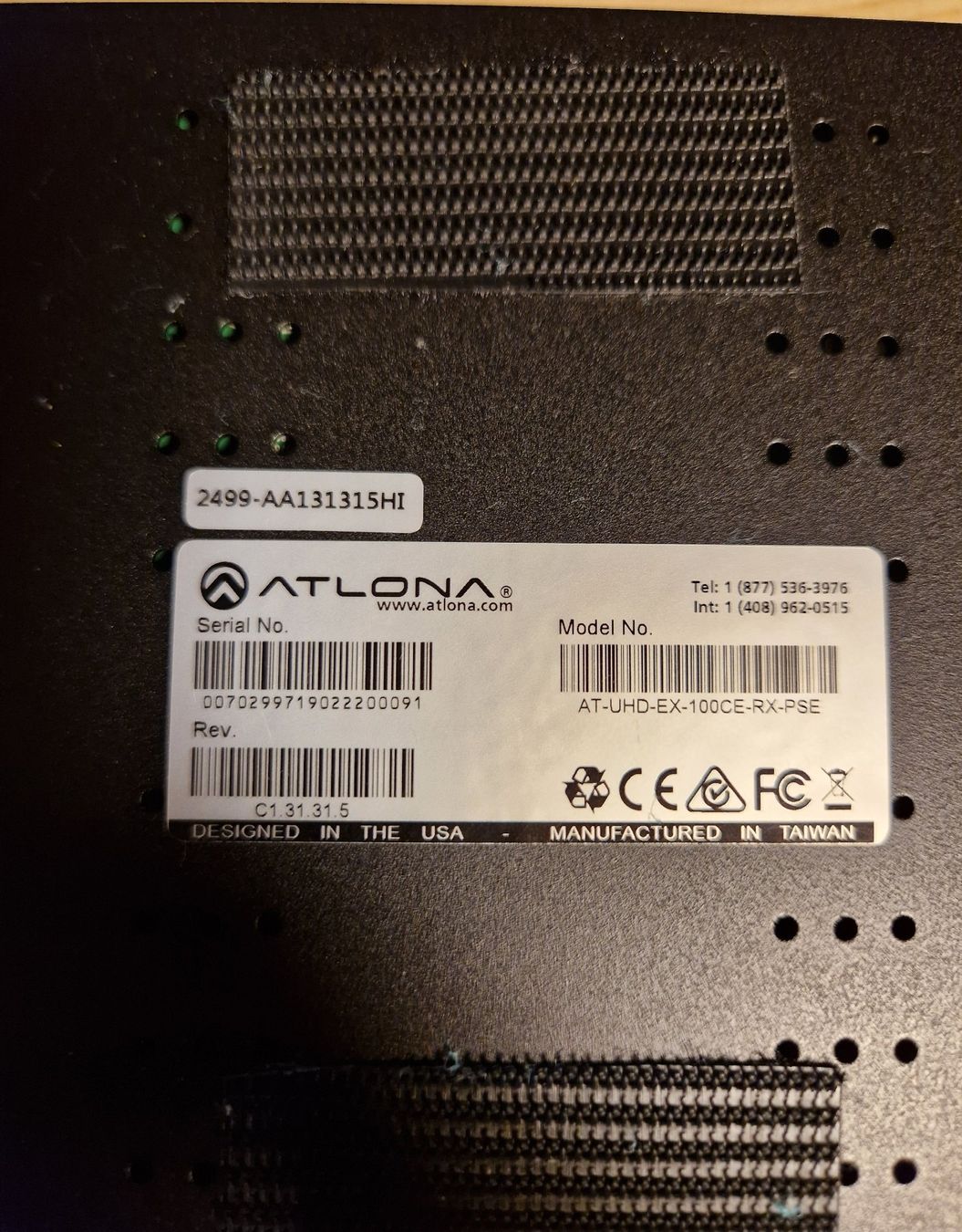 Componenti elettronici: Atlona AT-UHD-EX-100CE-RX --- SWITCH --- TOP – Usato da Bennau venduto da Sven-369 2