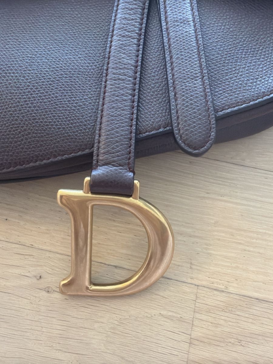 Dior Borse da donna: Christian Dior Saddle Bag Bordeaux Grained Leather – Nuovo (secondo la descrizione) da Effretikon venduto da MaisonNade 5