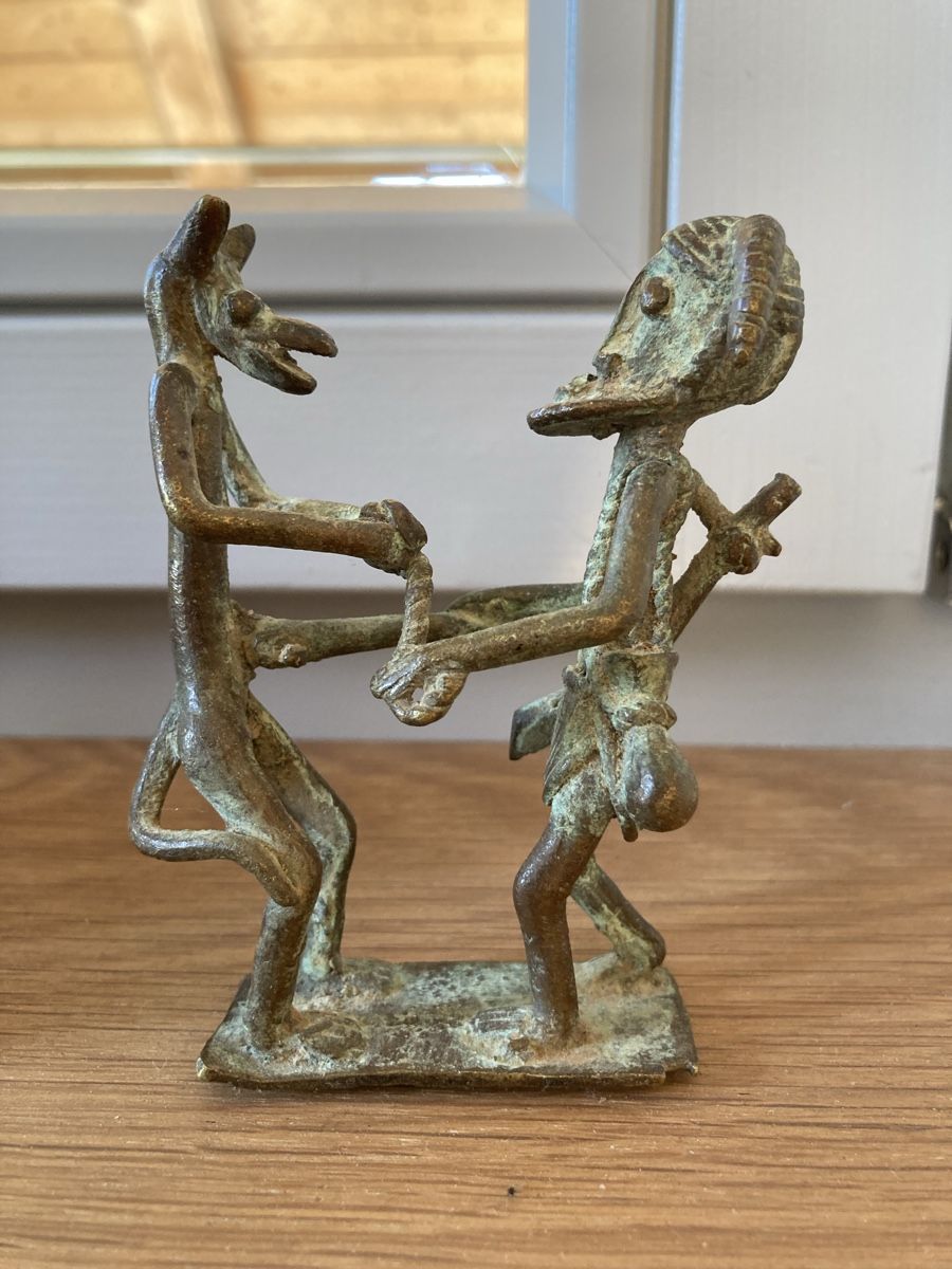 Statuette: Afrikanische Bronzefigur aus Mali – Nuovo (secondo la descrizione) da Bolligen venduto da abara1 1