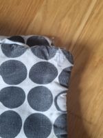 Stokke Tripp Trapp Sitzkissenbezug schwarz weiss Punkte