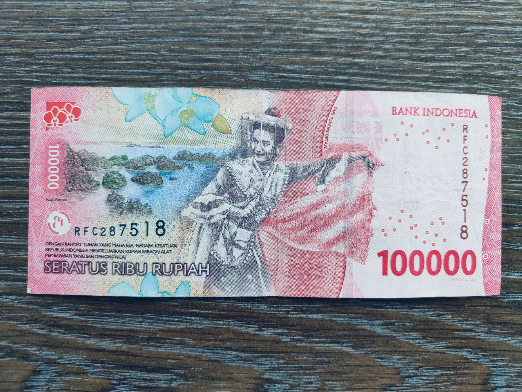 Billets de banque: Indonesien 100'000 Rupiah 2023 !!!!! – D'occasion à Flaach par Lonzo99 1