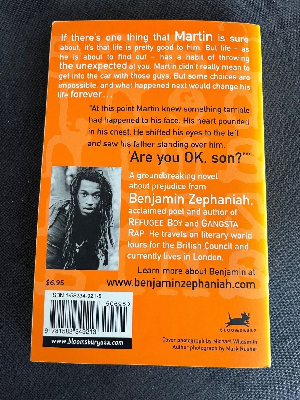 Bücher: "Face" by Benjamin Zephaniah – Gebraucht aus Zürich von Bora_0506 1