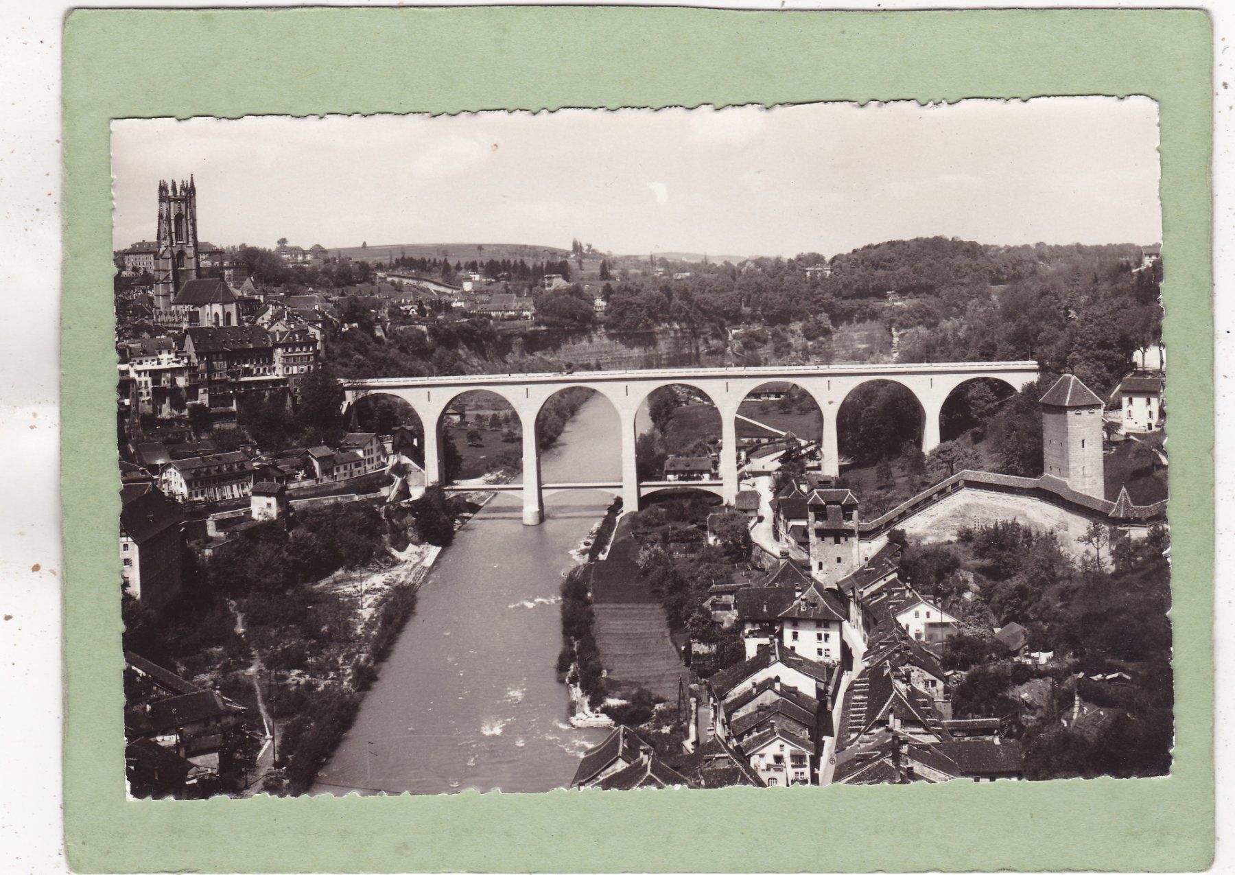 Ansichtskarten: Fribourg – Gebraucht aus Herisau von Lisegrat2008
