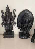 Ebenholz Ganesha Ganesh  Shiva Parvathi Shon Indien