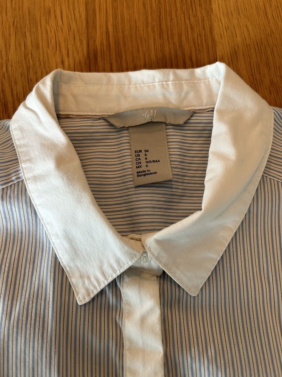 H&M Camicette: H&M Damen Hemdbluse gestreift Gr. 36 – Usato da Schwarzenbach SG venduto da bienchen22 3