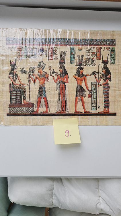 Papyrus aus Ägypten. 29 cm x 40 cm. Kaufen auf Ricardo