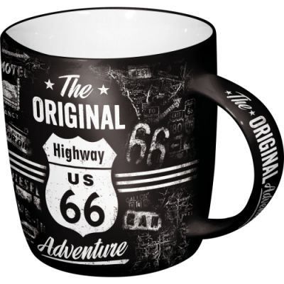 Tazze: Keramik-Kaffeetasse-ROUTE 66 – Nuovo e nell'imballaggio originale da Rupperswil venduto da big-one-sale