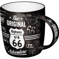Keramik-Kaffeetasse-ROUTE 66