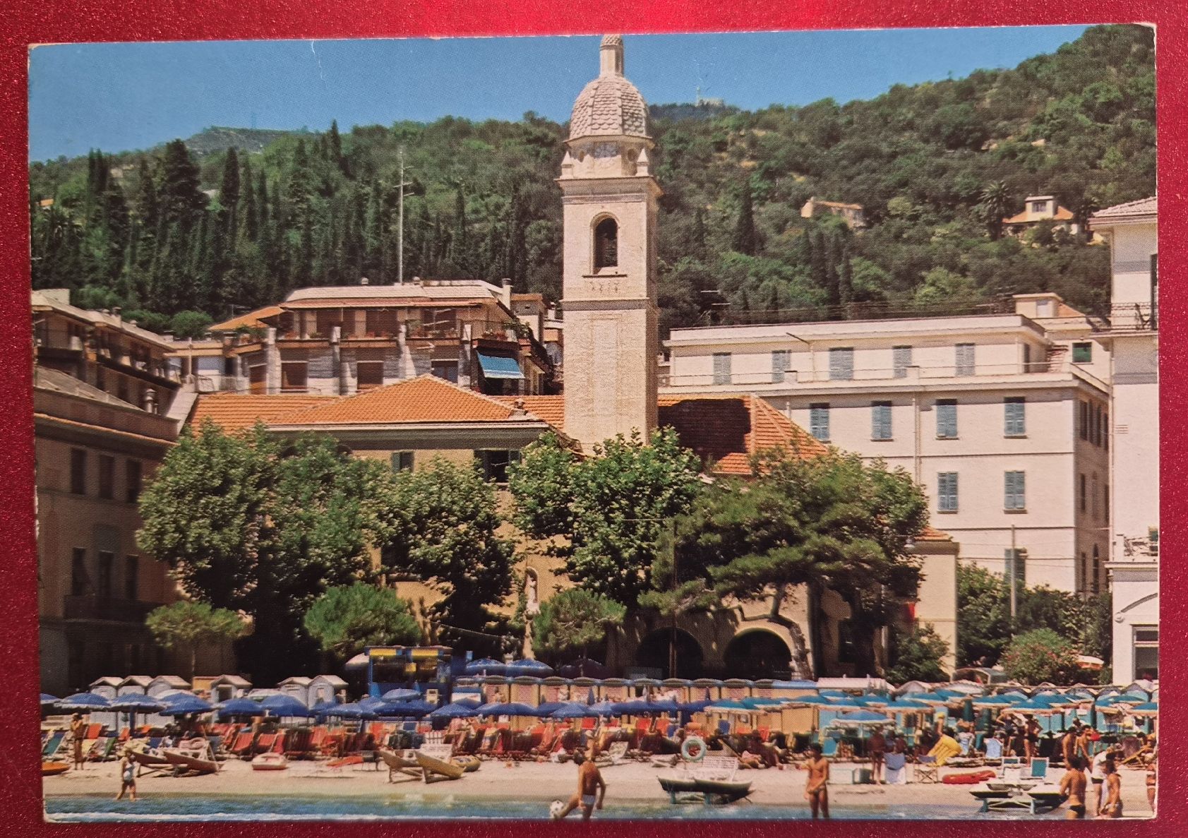 Ansichtskarten: Alassio Ansicht vom Meer 1986 – Gebraucht aus Melchnau von Arthurius