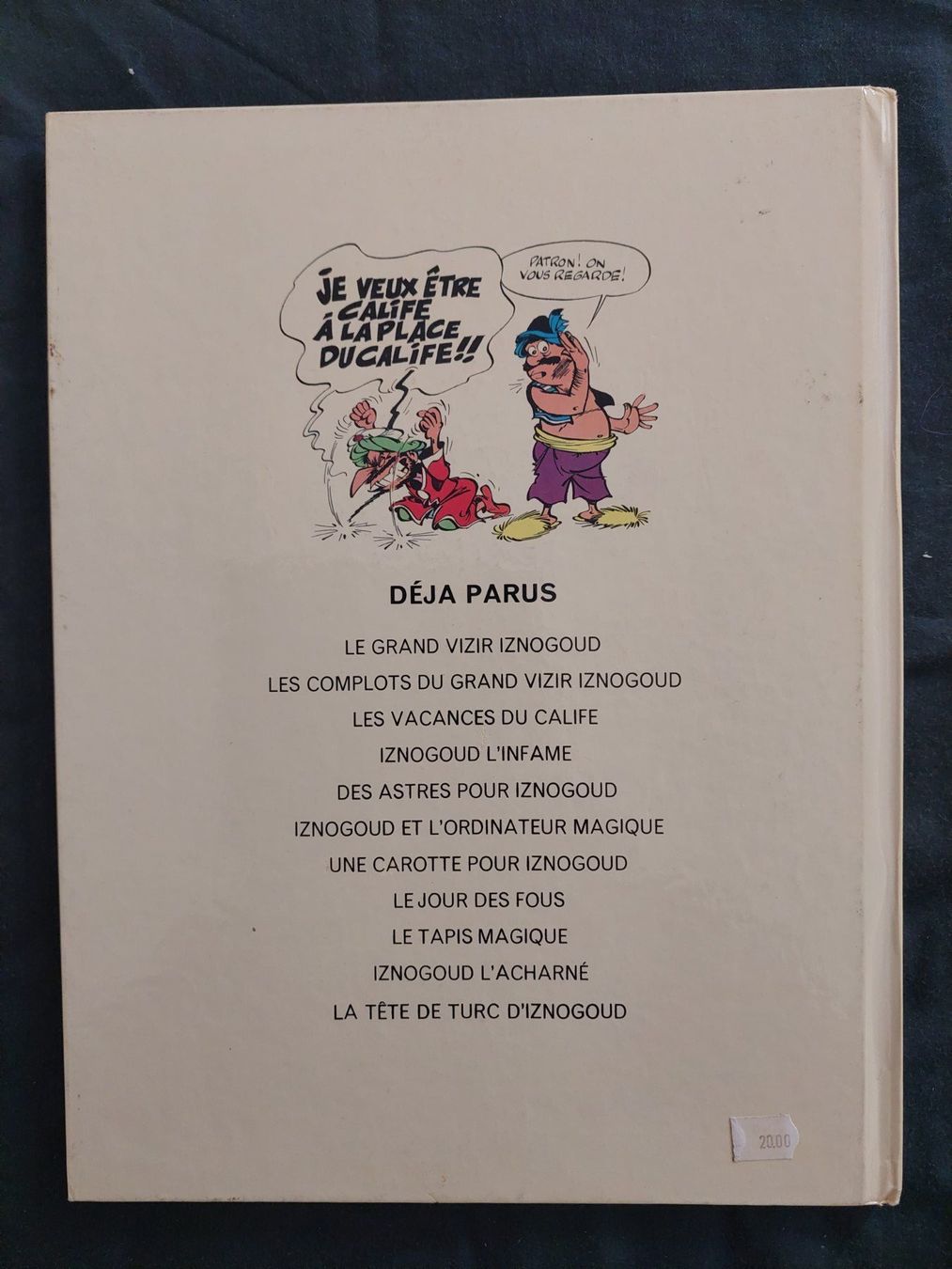 Fumetti: Iznogoud La Tête de Turc EO 1975 BE – Usato da Genève venduto da Blu_BD 1