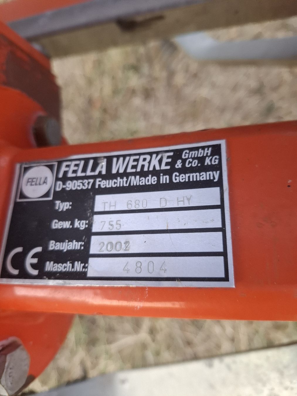 Fella Alle Maschinen: Kreiselheuer Fella TH 680 – Gebraucht aus Nunningen von L90 6