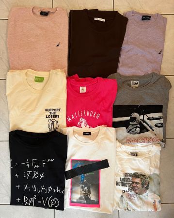 Lot de 9 T-shirt taille M