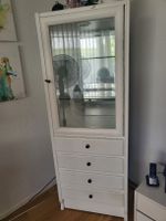 Vitrinenschrank mit Schubladen Weiss guter Zustand