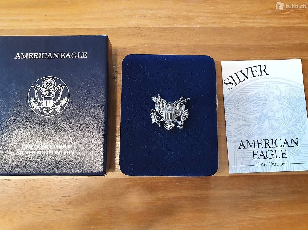 Alle Münzen: American Silver Eagle 1994 Proof PP – Gebraucht aus Steinhof SO von eng_ljl7 3