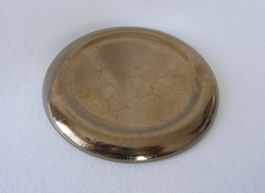 Untersetzer gold rund - für Duftkeramik