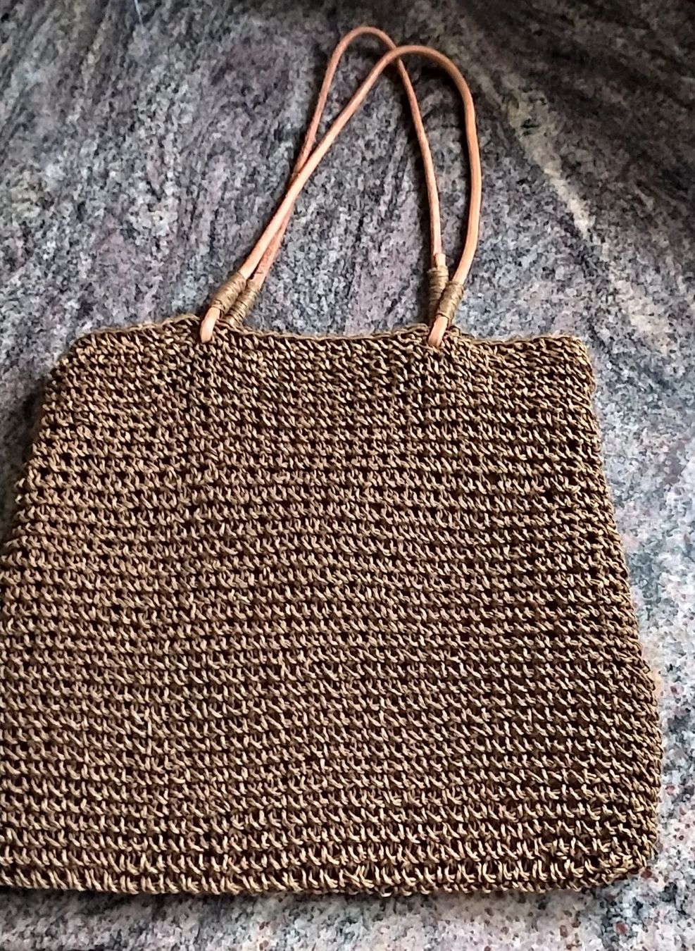 Taschen für Damen: Sac en paille doublé/Gefütterter Strohsack – Gebraucht aus MOUTIER von Anto21 1