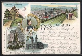 Litho St. Gallen, Restaurant Falkenburg,
