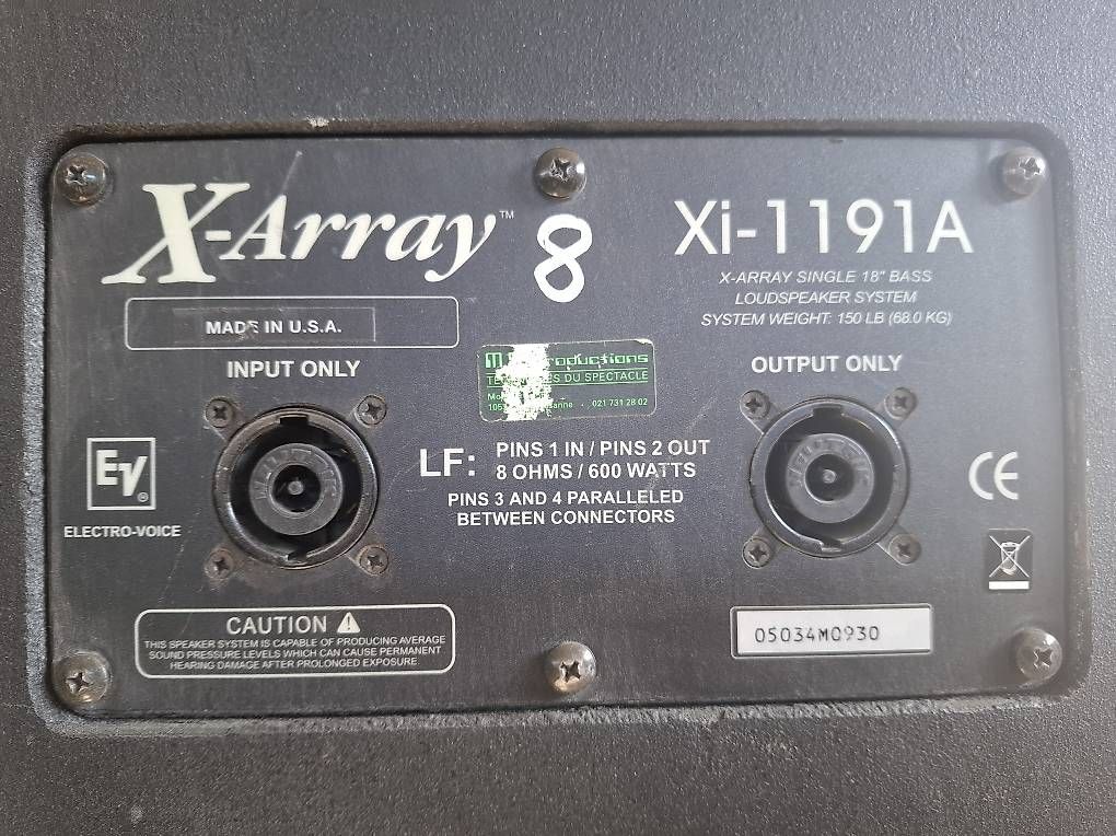 Lautsprecher: Electro Voice Xi-1191A – Gebraucht aus Buochs von von_mzm8 2